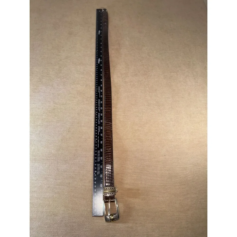 Vintage Brighton Belt, Brown, Medium 30, Good used condition.
